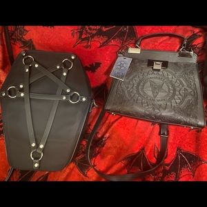Killstar/Blackcraft goth purse bundle